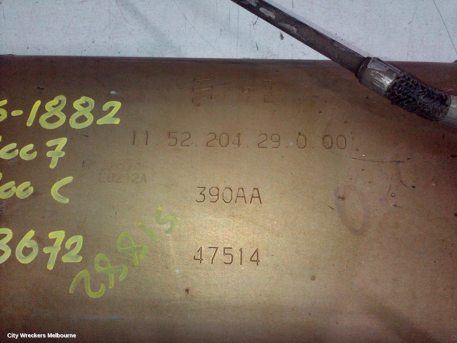 CHRYSLER 300C PARTICULATE FILTER/DPF