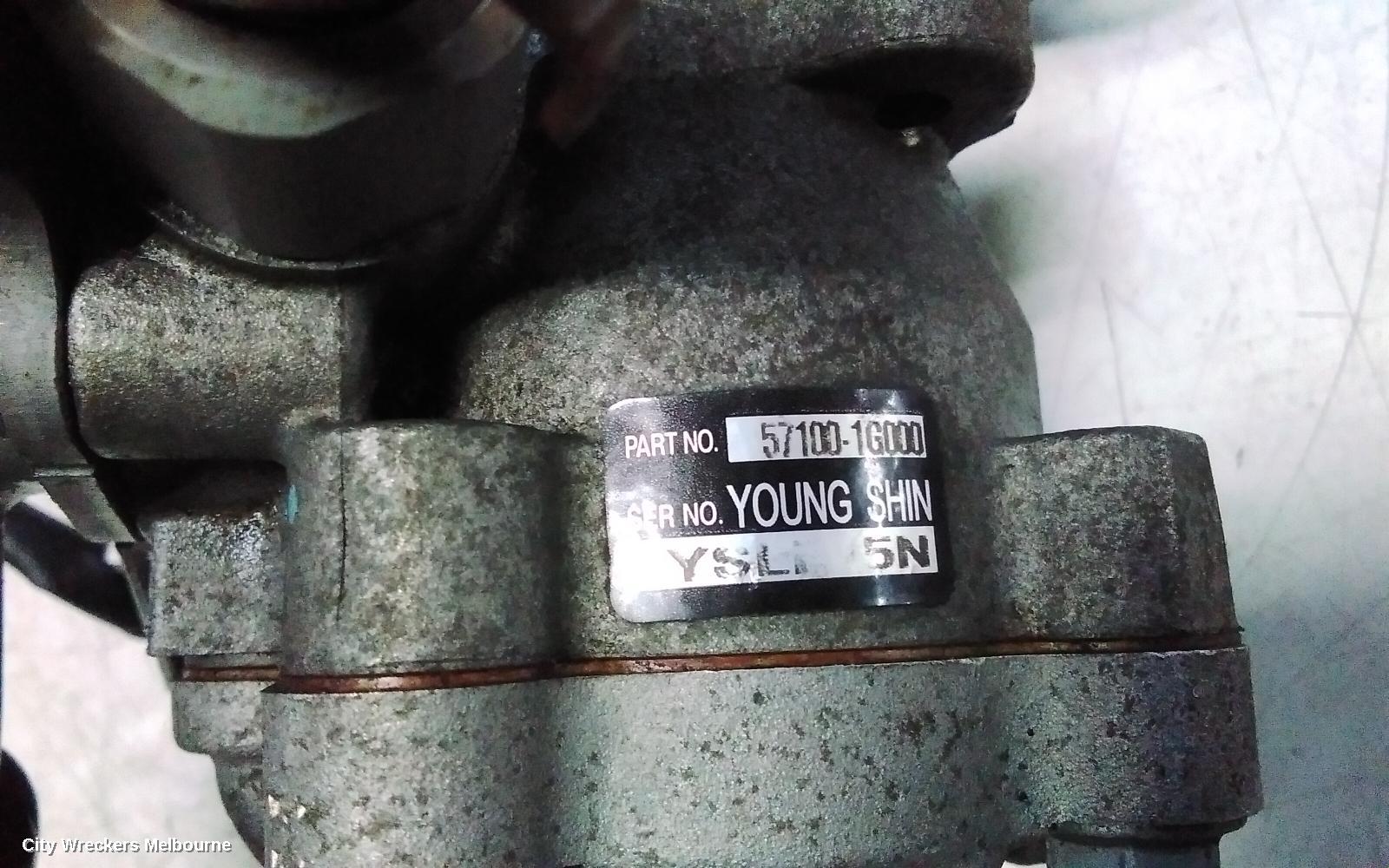 KIA RIO STEERING PUMP, PETROL, JB, 08/2005 - 07/2011