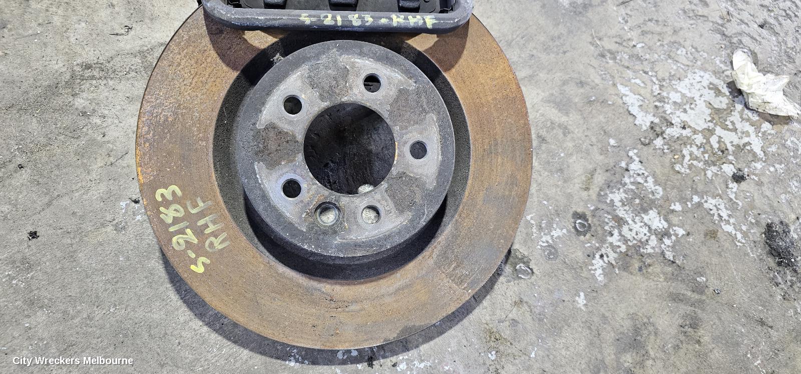 LAND ROVER DISCOVERY FRONT BRAKE DISC/DRM, L319,10/2009 - 12/2016
