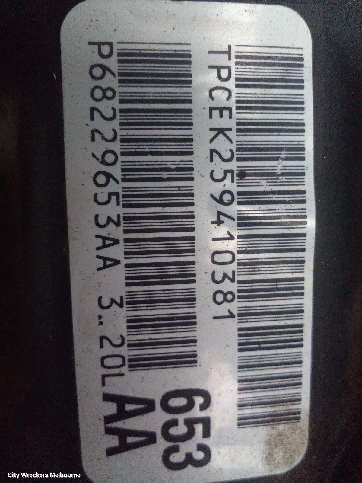 JEEP CHEROKEE ENGINE, PETROL, 3.2, PENTASTAR, KL, 02/2014 - 11/2022