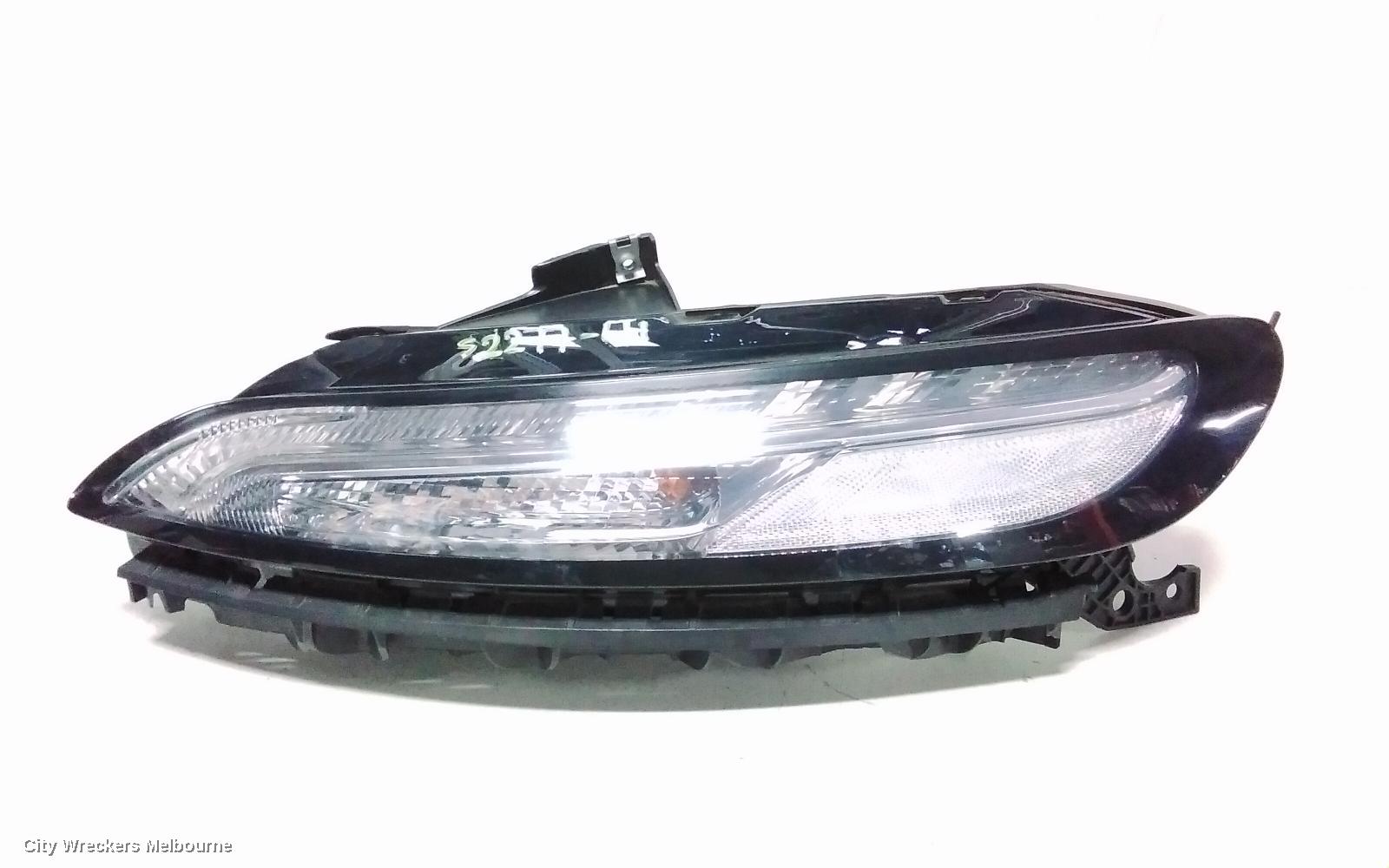 JEEP CHEROKEE LEFT HEADLAMP, KL, XENON, W/ BLACK INSERT TYPE, 02/2014 - 03/2018