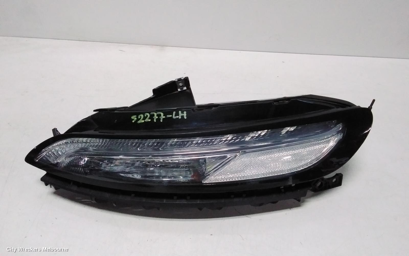 JEEP CHEROKEE LEFT HEADLAMP, KL, XENON, W/ BLACK INSERT TYPE, 02/2014 - 03/2018