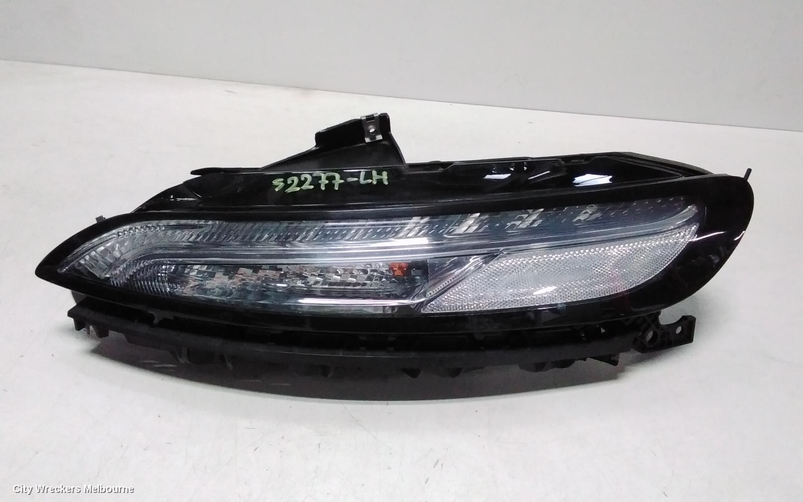 JEEP CHEROKEE LEFT HEADLAMP, KL, XENON, W/ BLACK INSERT TYPE, 02/2014 - 03/2018
