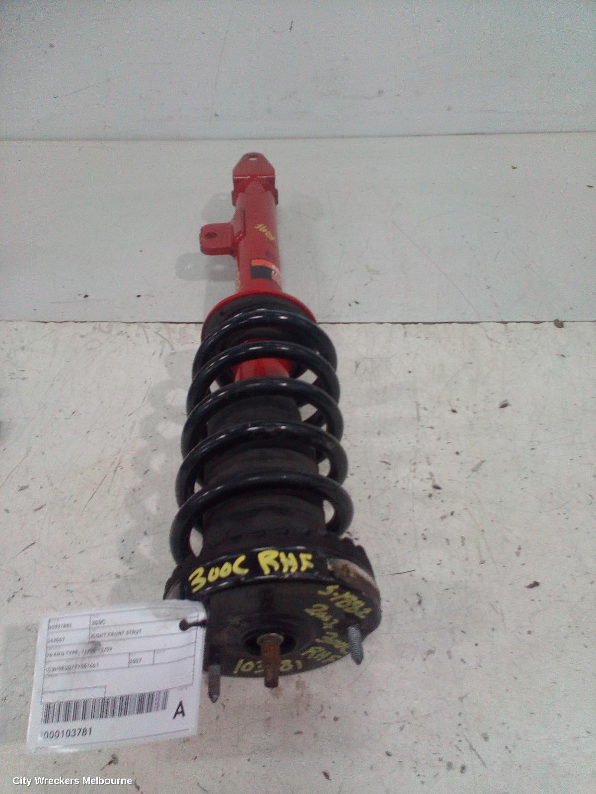CHRYSLER 300C RIGHT FRONT STRUT, V6 ENG TYPE, 11/2005 - 12/2009