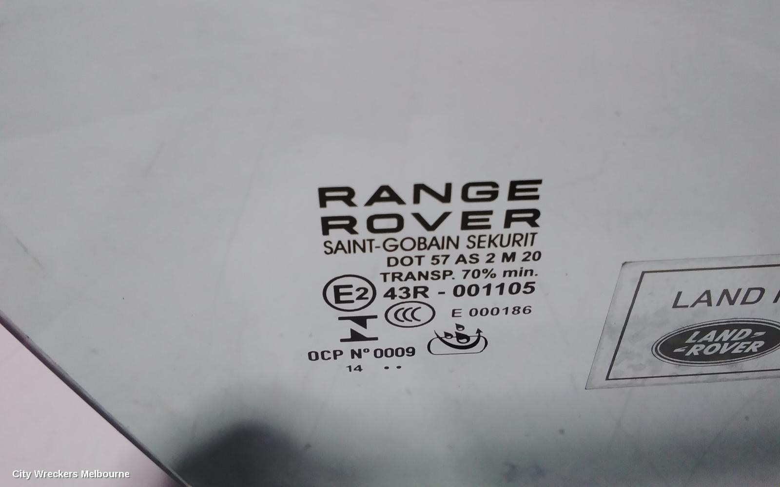 LAND ROVER RANGEROVER EVOQUE RIGHT FRONT DOOR WINDOW, L538, 11/2011 - 01/2019