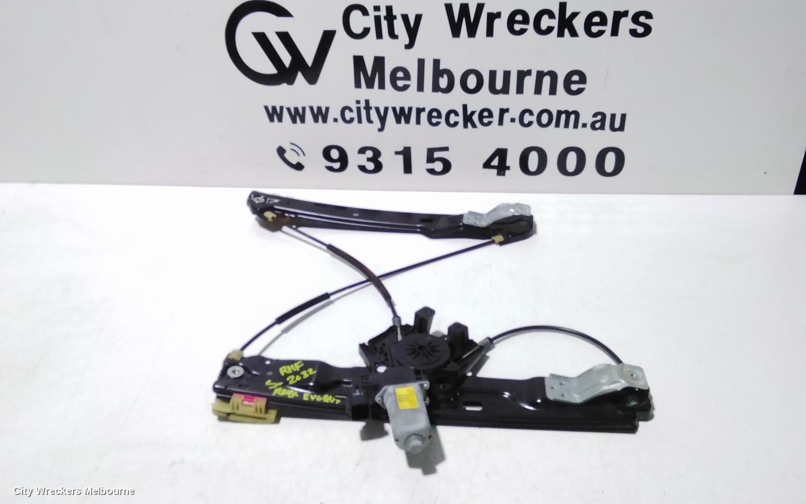 LAND ROVER RANGEROVER EVOQUE RIGHT FRONT WINDOW REG/MOTOR, DOOR REG ASSY (REG AND MOTOR), 5DR, L538, 11/2011 - 01/2019