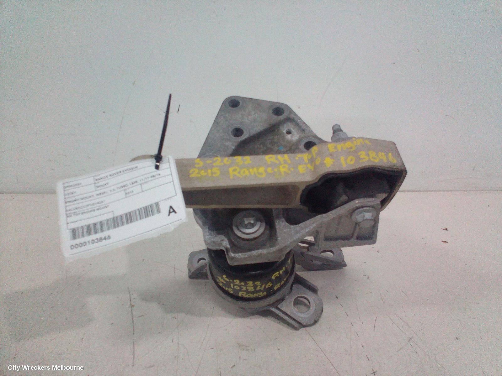 LAND ROVER RANGEROVER EVOQUE MOUNT, ENGINE MOUNT, DIESEL, 2.2, TURBO, L538, 11/2011 - 08/2015