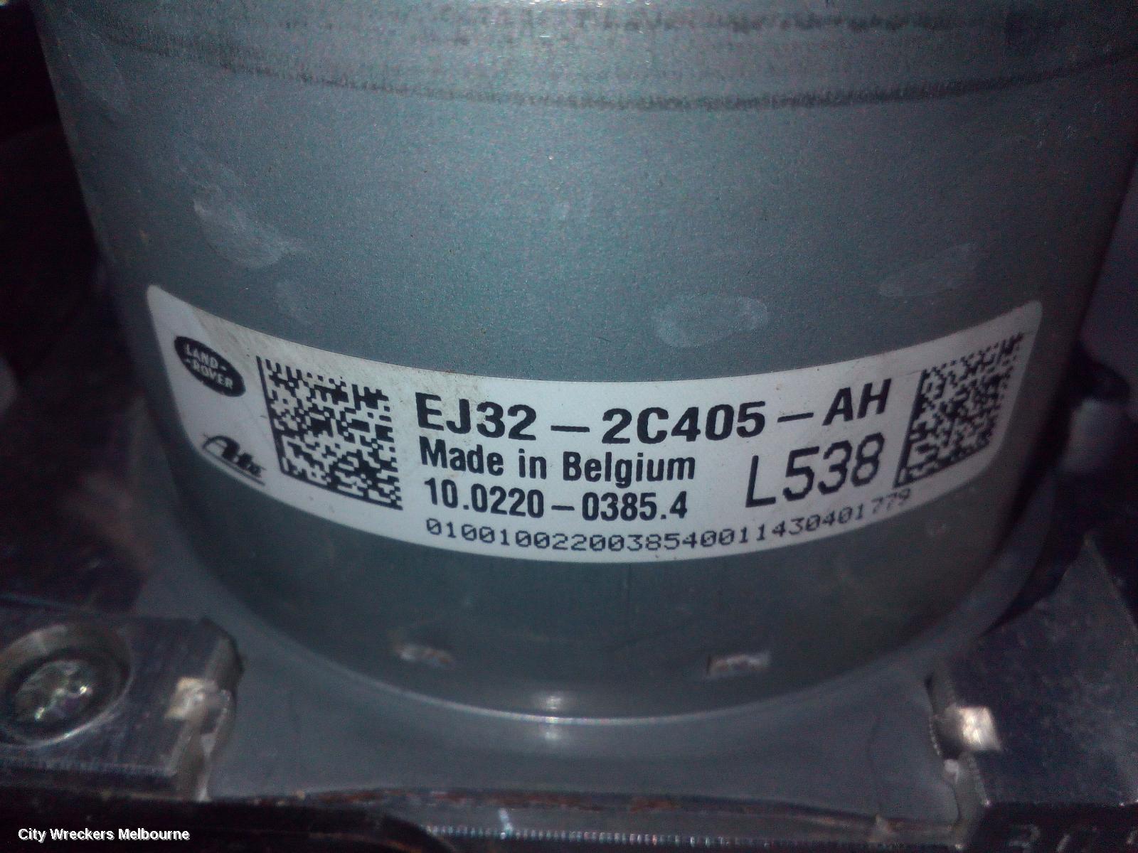 LAND ROVER RANGEROVER EVOQUE ABS PUMP/MODULATOR, L538, 11/2011 - 01/2019
