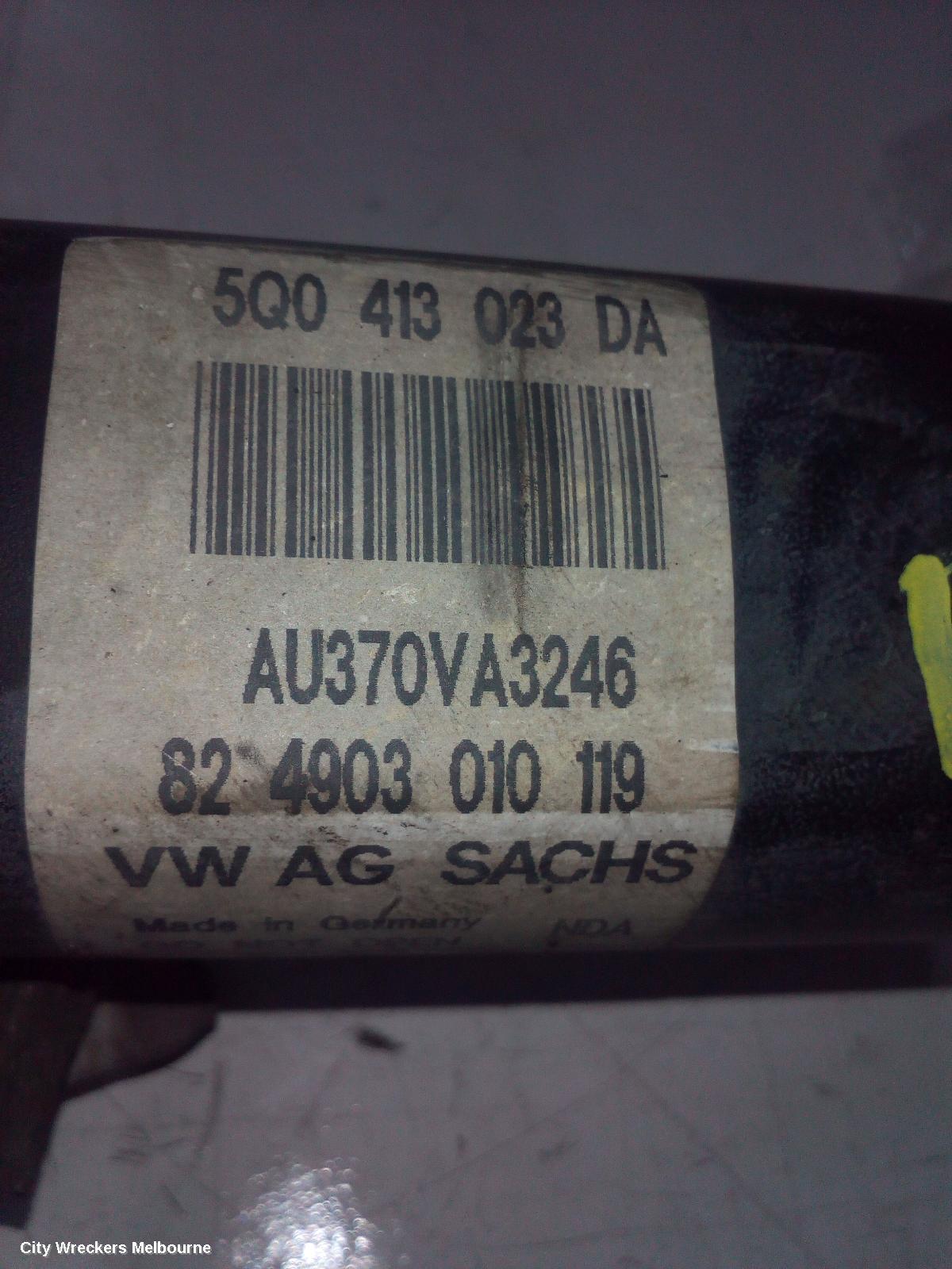 AUDI A3 RIGHT FRONT STRUT, 8V, 1.0/1.4, PETROL, 05/2013 - 10/2020