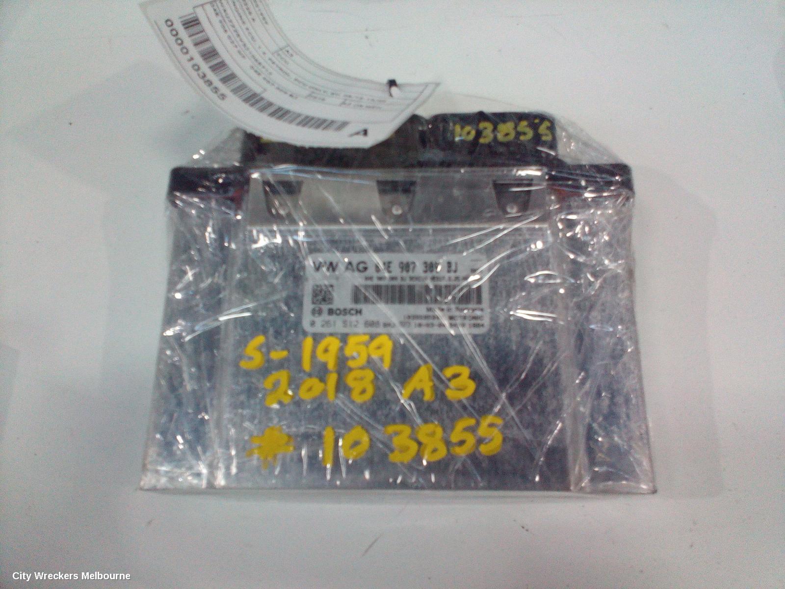AUDI A3 ECU, ENGINE ECU, 1.4, PETROL, ECU ONLY, 8V, 05/2013 - 10/2020
