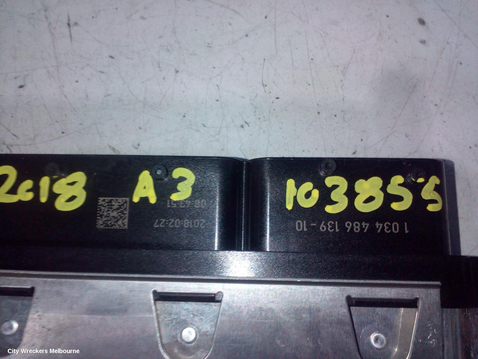 AUDI A3 ECU, ENGINE ECU, 1.4, PETROL, ECU ONLY, 8V, 05/2013 - 10/2020
