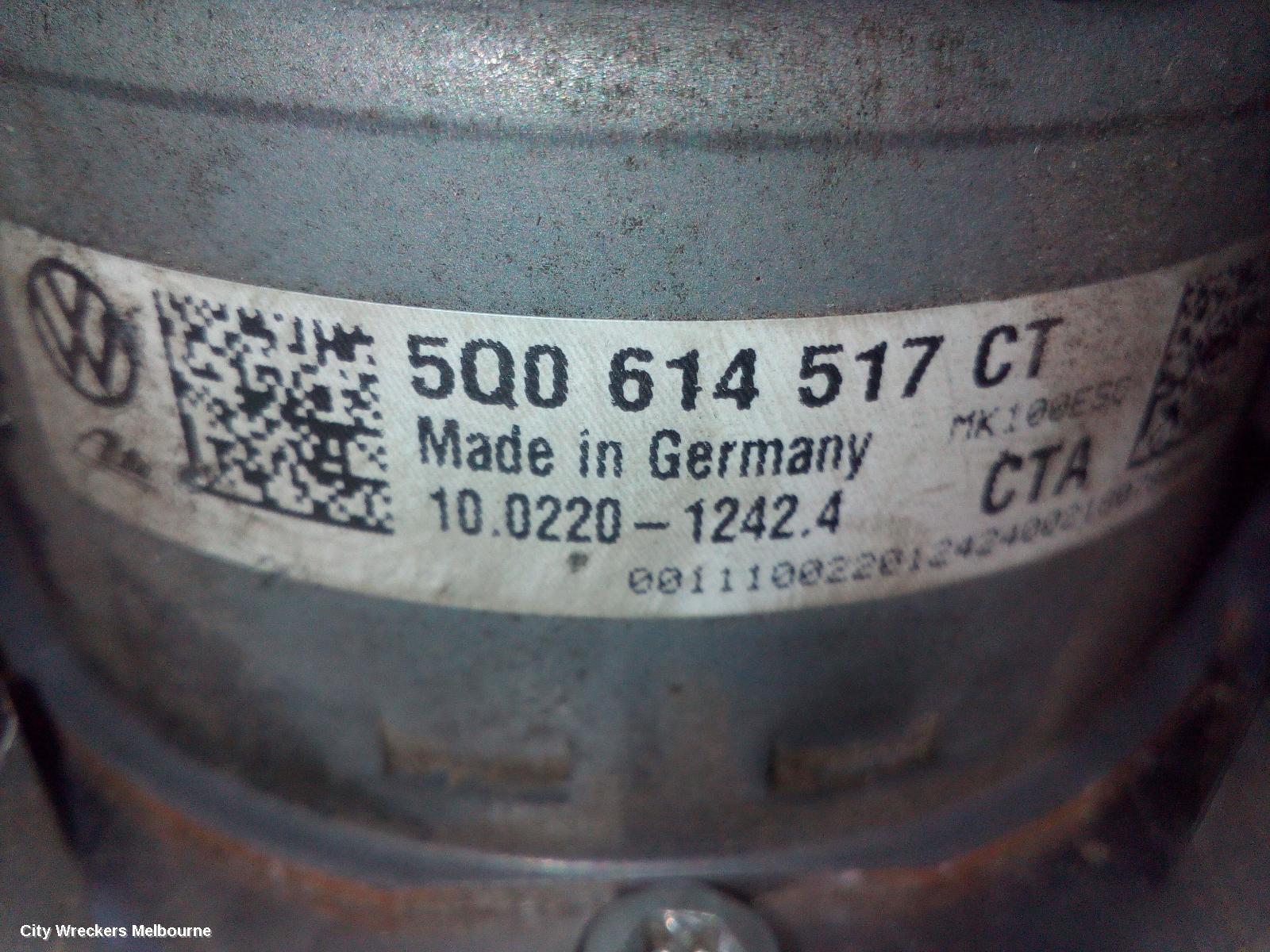 AUDI A3 ABS PUMP/MODULATOR, 8V, P/N 5Q0614517L, 05/2013 - 10/2020