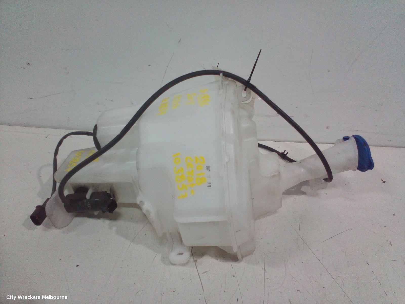 KIA CERATO WASHER BOTTLE, WASHER BOTTLE, YD, HATCH/SEDAN, 03/2016 - 05/2018