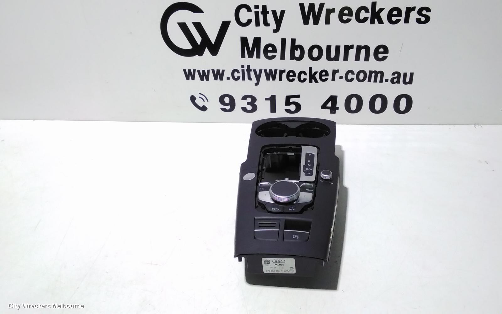 AUDI A3 RADIO/CD/DVD/SAT/TV, MMI CONTROLS, W/ MIB HIGH, W/ START BUTTON TYPE, 8V, 05/2013 - 10/2020