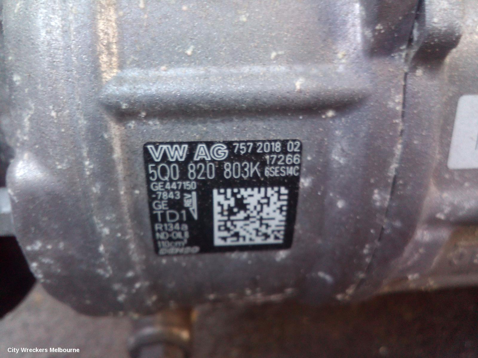 AUDI A3 A/C COMPRESSOR, 8V, PETROL, A3/S3, 05/2013 - 10/2020