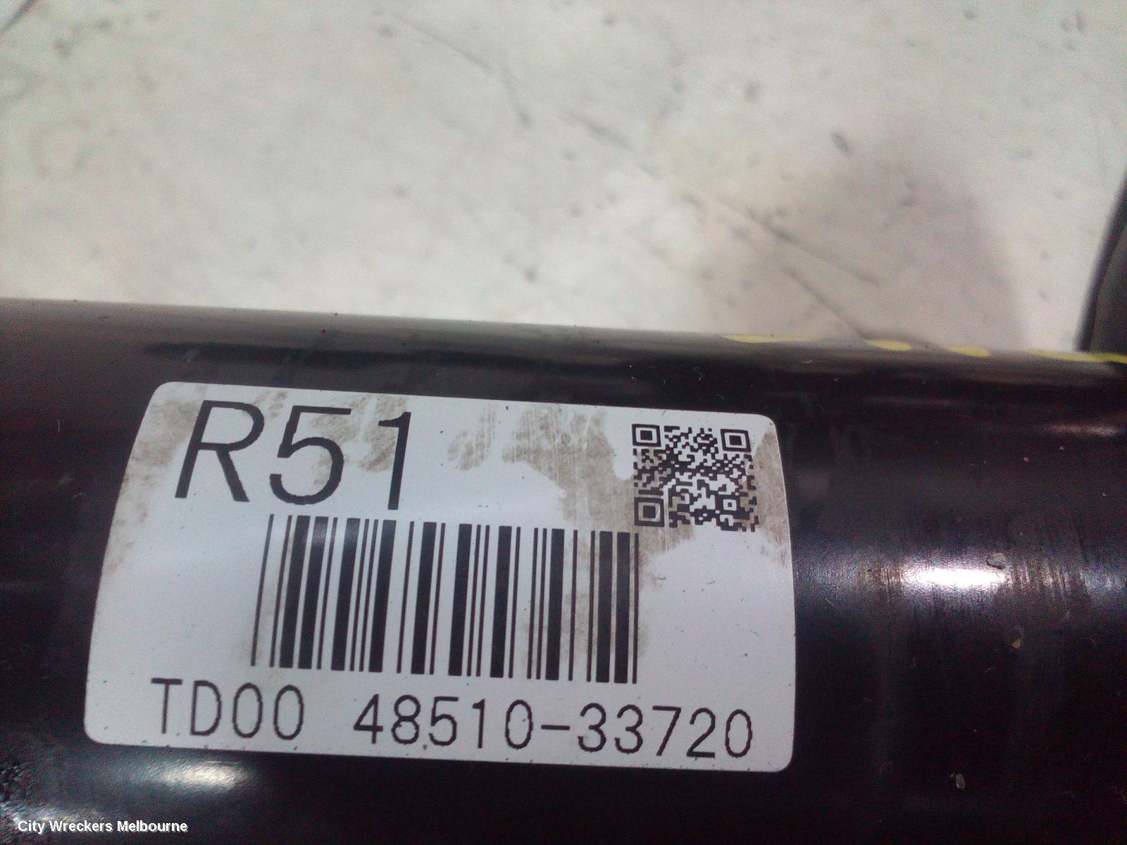 TOYOTA CAMRY RIGHT FRONT STRUT, XV70, NON HYBRID TYPE, 09/2017 ONWARDS