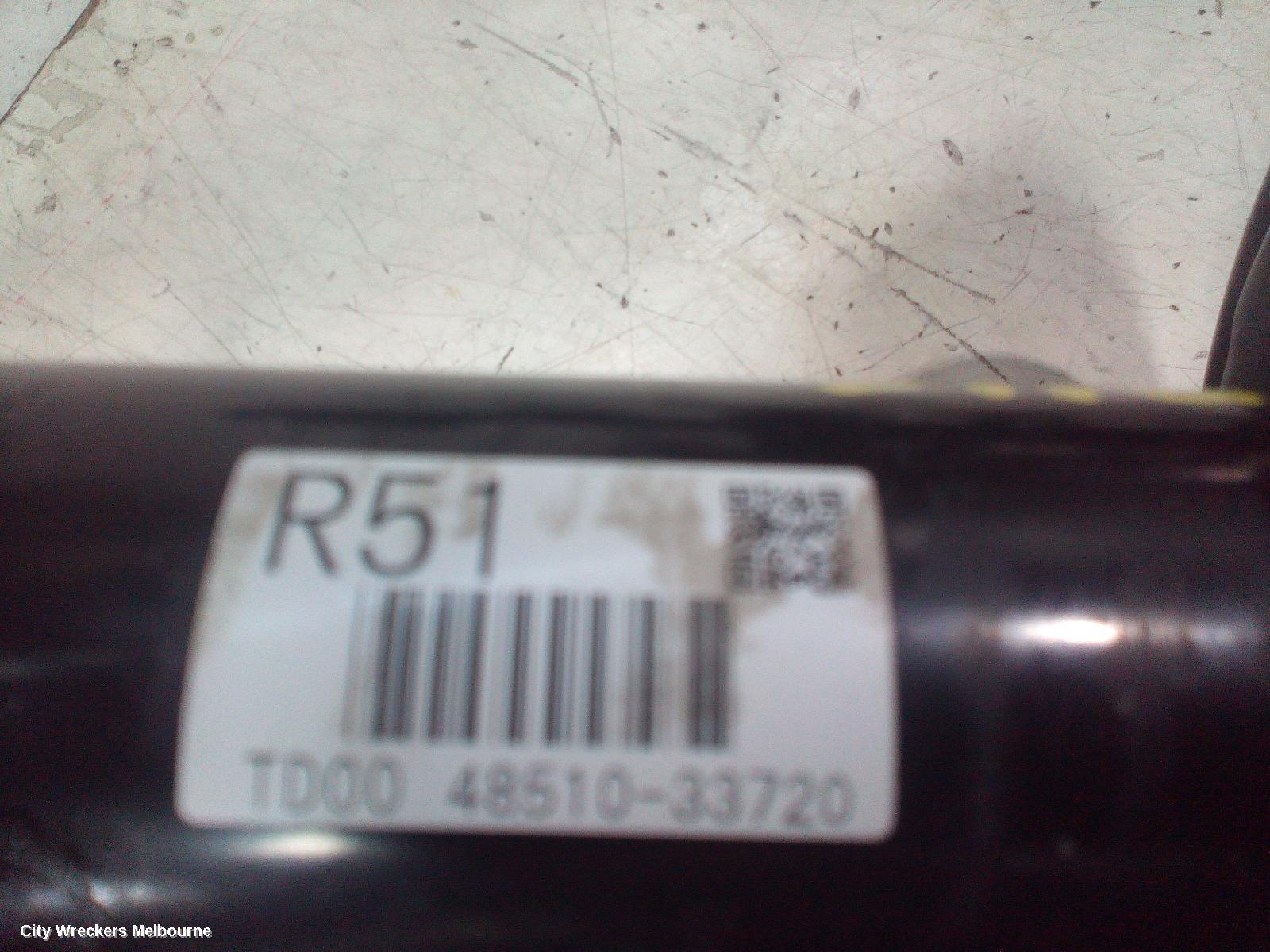 TOYOTA CAMRY RIGHT FRONT STRUT, XV70, NON HYBRID TYPE, 09/2017 ONWARDS