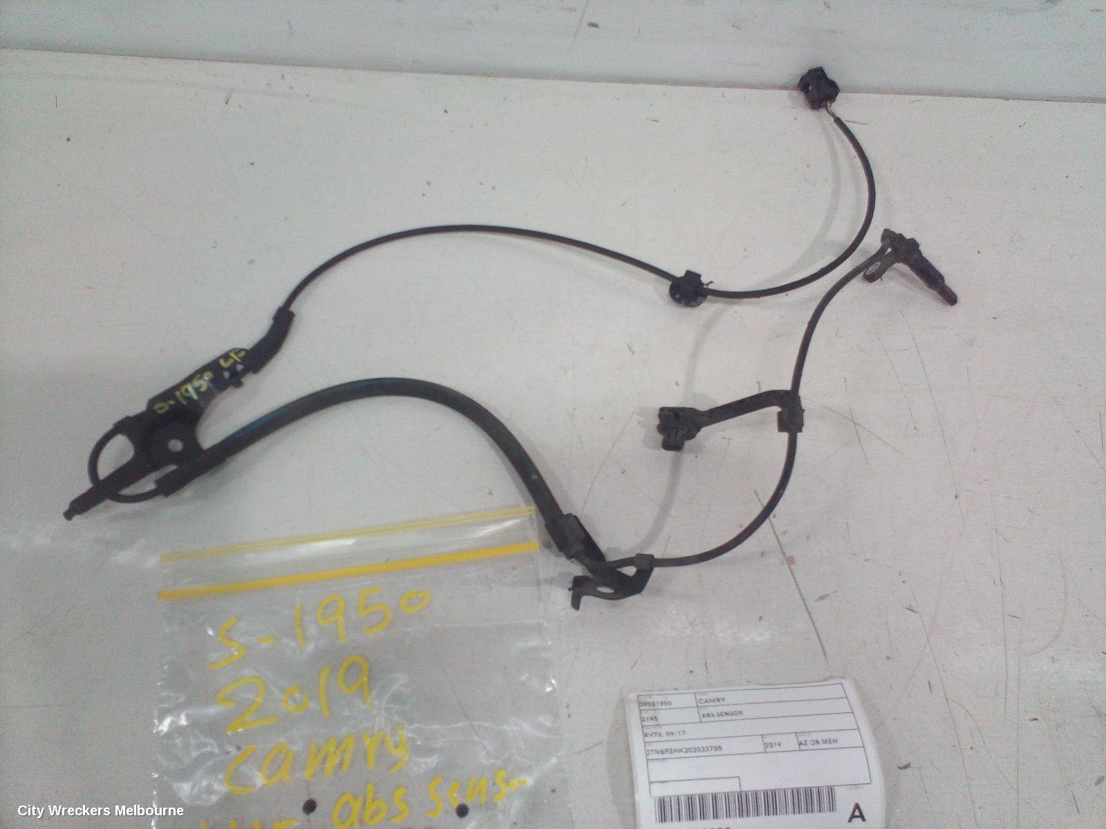 TOYOTA CAMRY ABS SENSOR, LH FRONT, XV70, 2AR-FE, 09/2017 - 01/2021