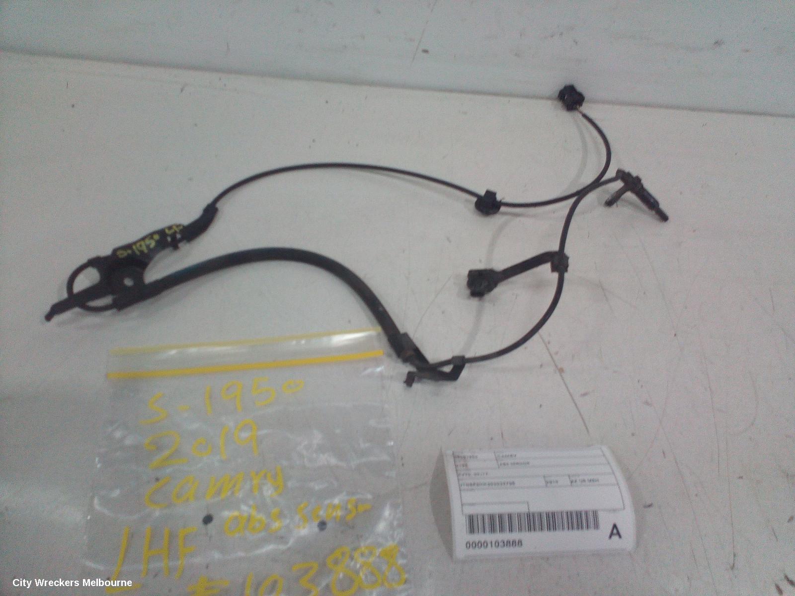 TOYOTA CAMRY ABS SENSOR, LH FRONT, XV70, 2AR-FE, 09/2017 - 01/2021