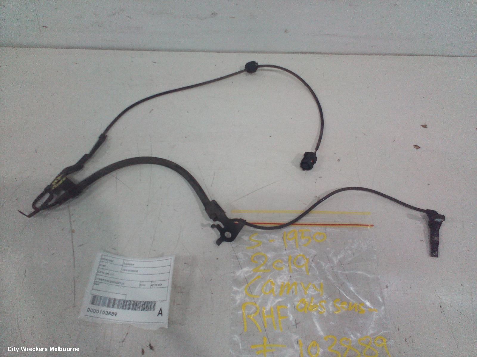TOYOTA CAMRY ABS SENSOR, RH FRONT, XV70, 2AR-FE, 09/2017 - 01/2021