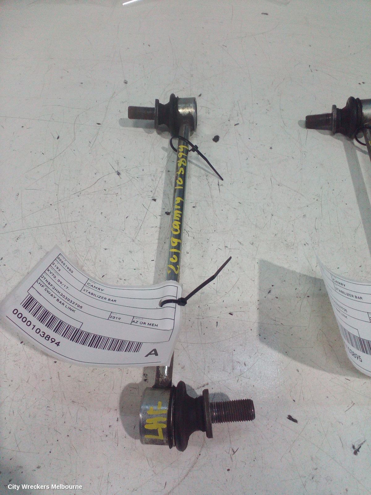 TOYOTA CAMRY STABILISER BAR, XV70, 09/2017 - 05/2024