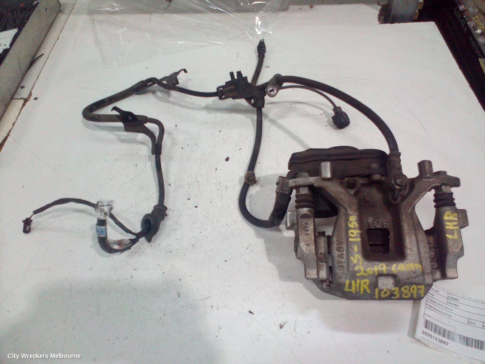 TOYOTA CAMRY CALIPER, LH REAR, XV70, 09/2017 ONWARDS