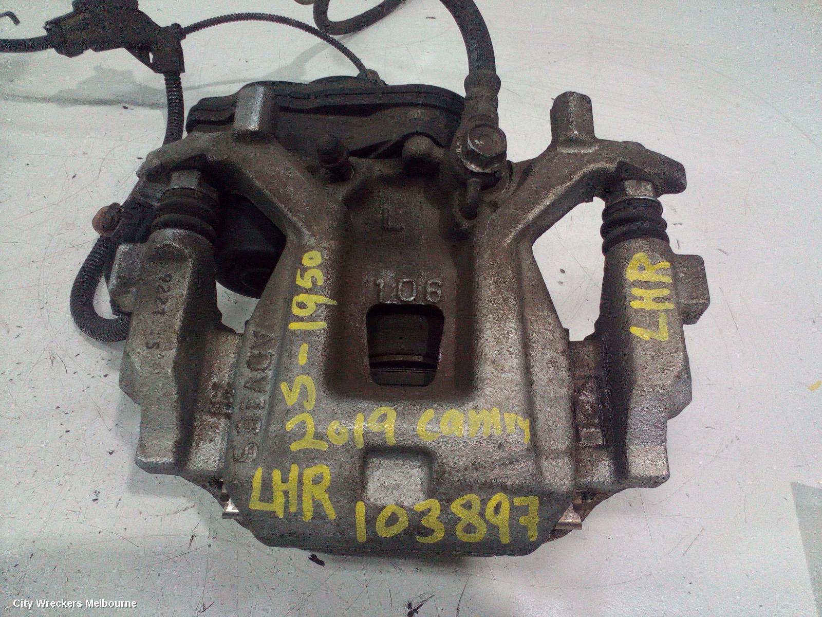TOYOTA CAMRY CALIPER, LH REAR, XV70, 09/2017 ONWARDS