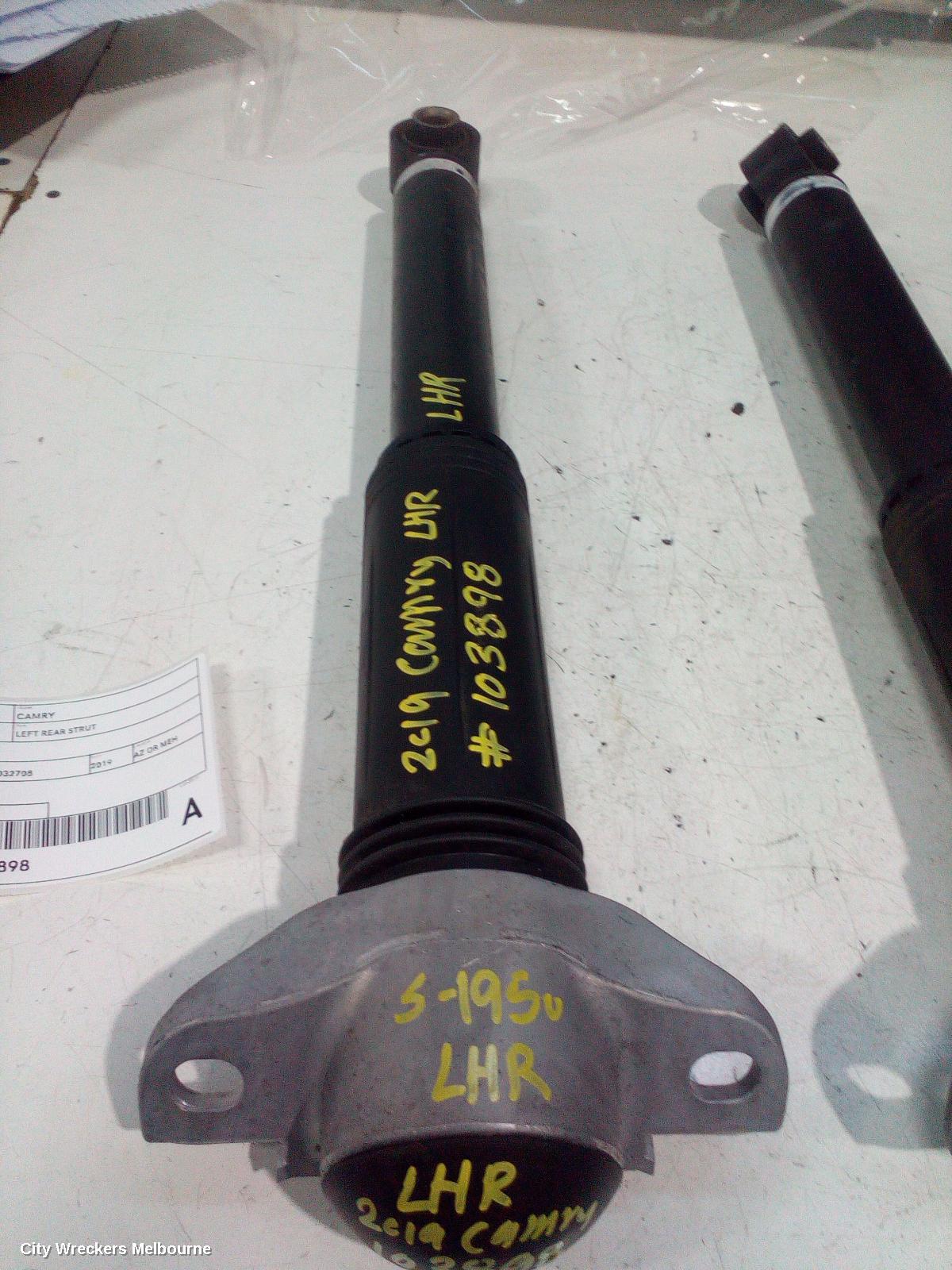 TOYOTA CAMRY LEFT REAR STRUT, XV70, 09/2017 - 05/2024