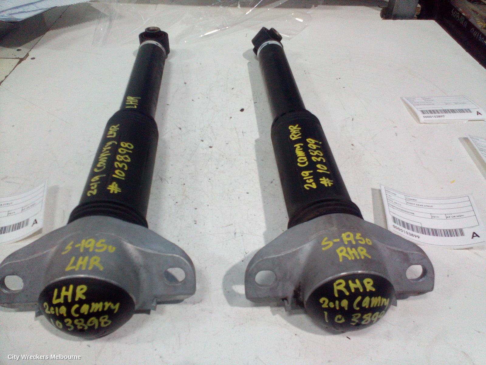 TOYOTA CAMRY LEFT REAR STRUT, XV70, 09/2017 - 05/2024