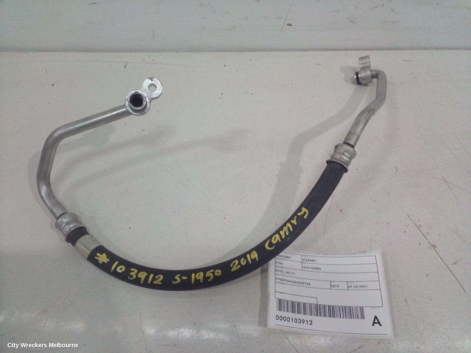 TOYOTA CAMRY A/C HOSES, XV70, PETROL, 2.5, 2AR-FE, COMPRESSOR TO CONDENSER, 09/2017 - 02/2021