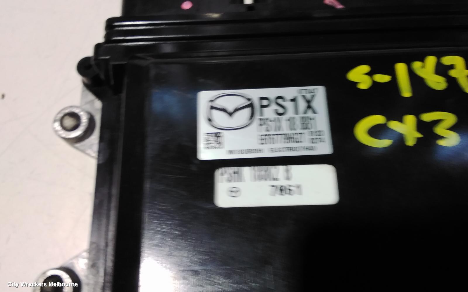MAZDA CX3 ECU, ENGINE ECU, 2.0, PETROL, ECU ONLY, P/N PS1X18881, DK, 03/2015 ONWARDS