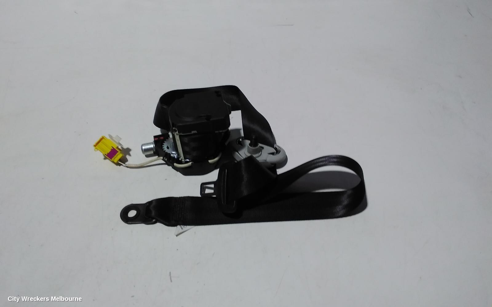 VOLKSWAGEN CADDY SEATBELT/STALK, RH REAR 2ND ROW, SEAT BELT ONLY, 2K, 12/2004 - 06/2015