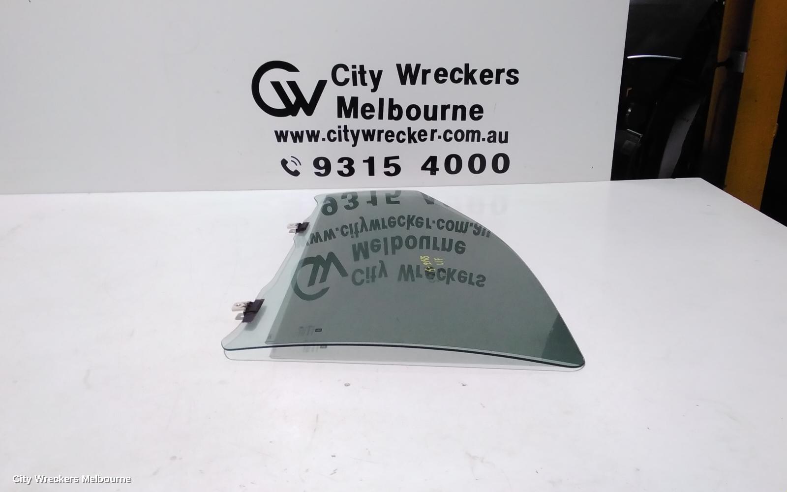 HOLDEN COLORADO LEFT FRONT DOOR WINDOW, RG, 06/2012 - 12/2020
