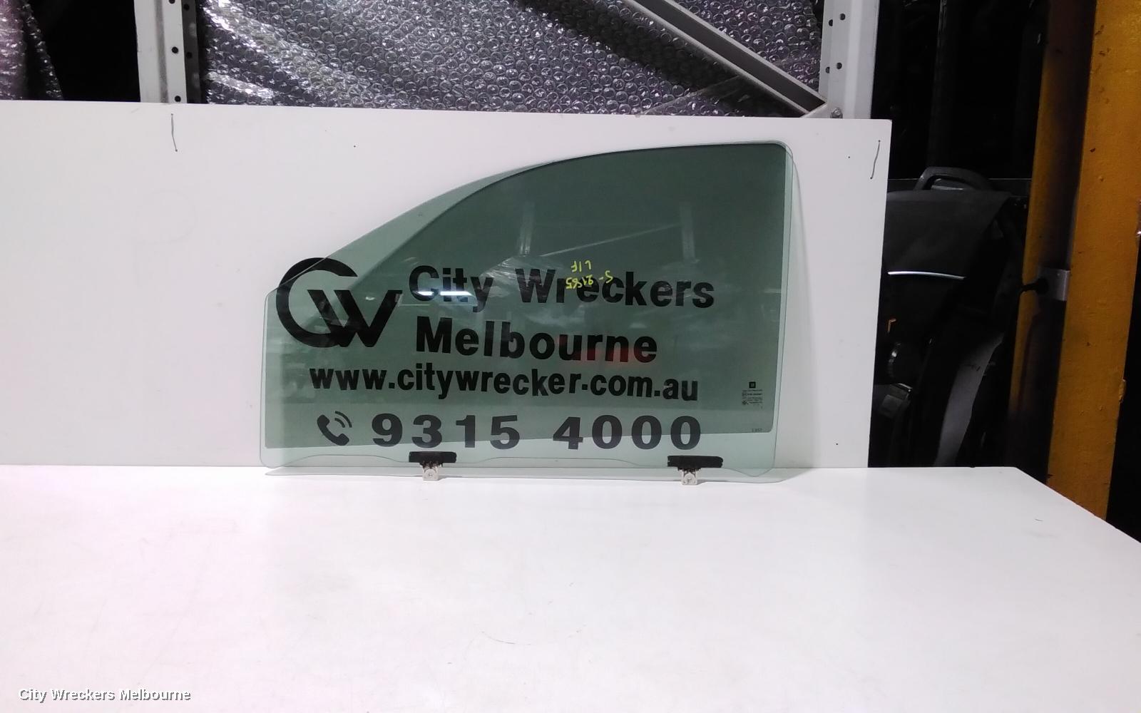 HOLDEN COLORADO LEFT FRONT DOOR WINDOW, RG, 06/2012 - 12/2020