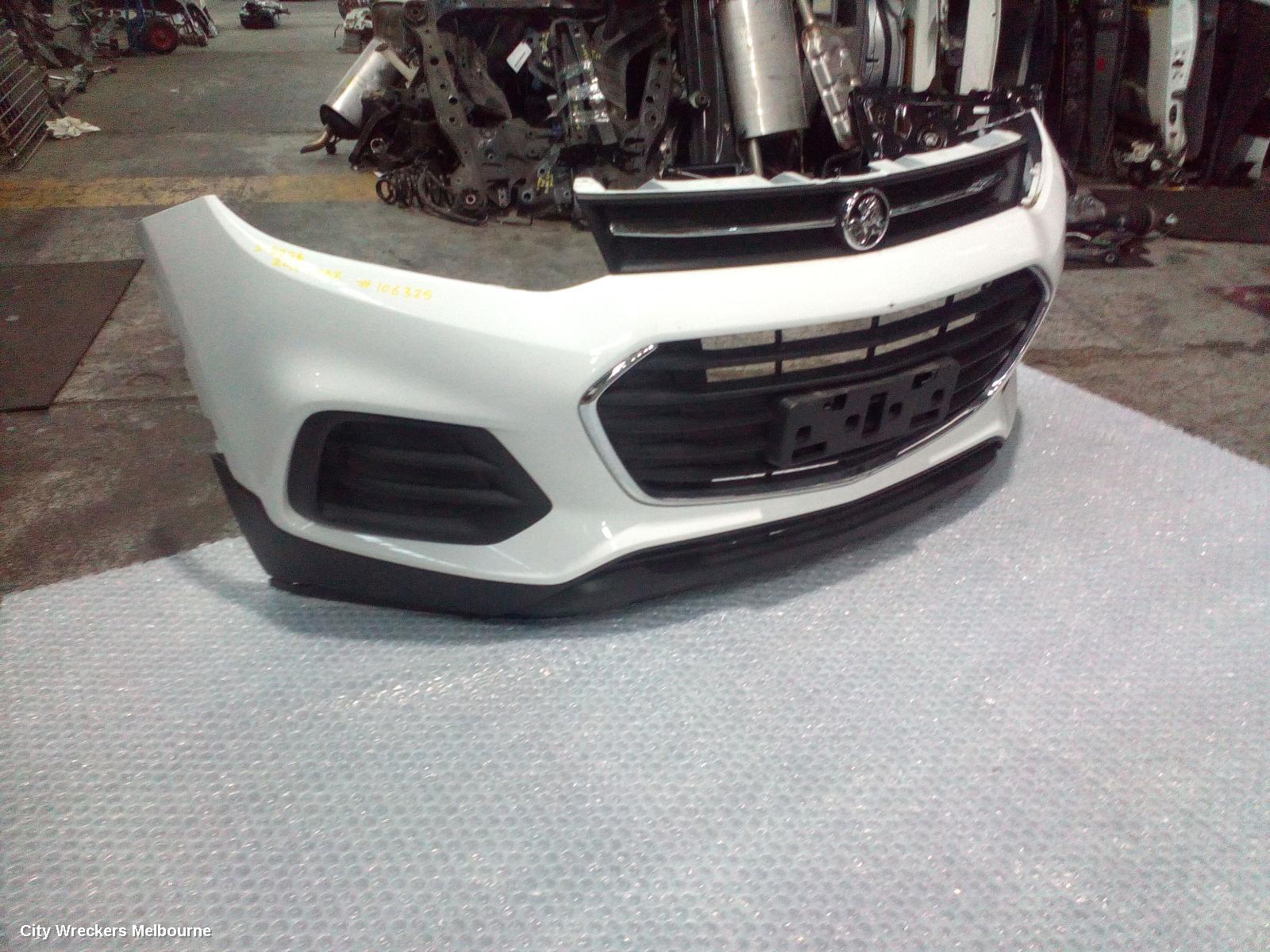 HOLDEN TRAX FRONT BUMPER, BUMPER BAR (2 PIECE), TJ SERIES, 10/2016 - 12/2020