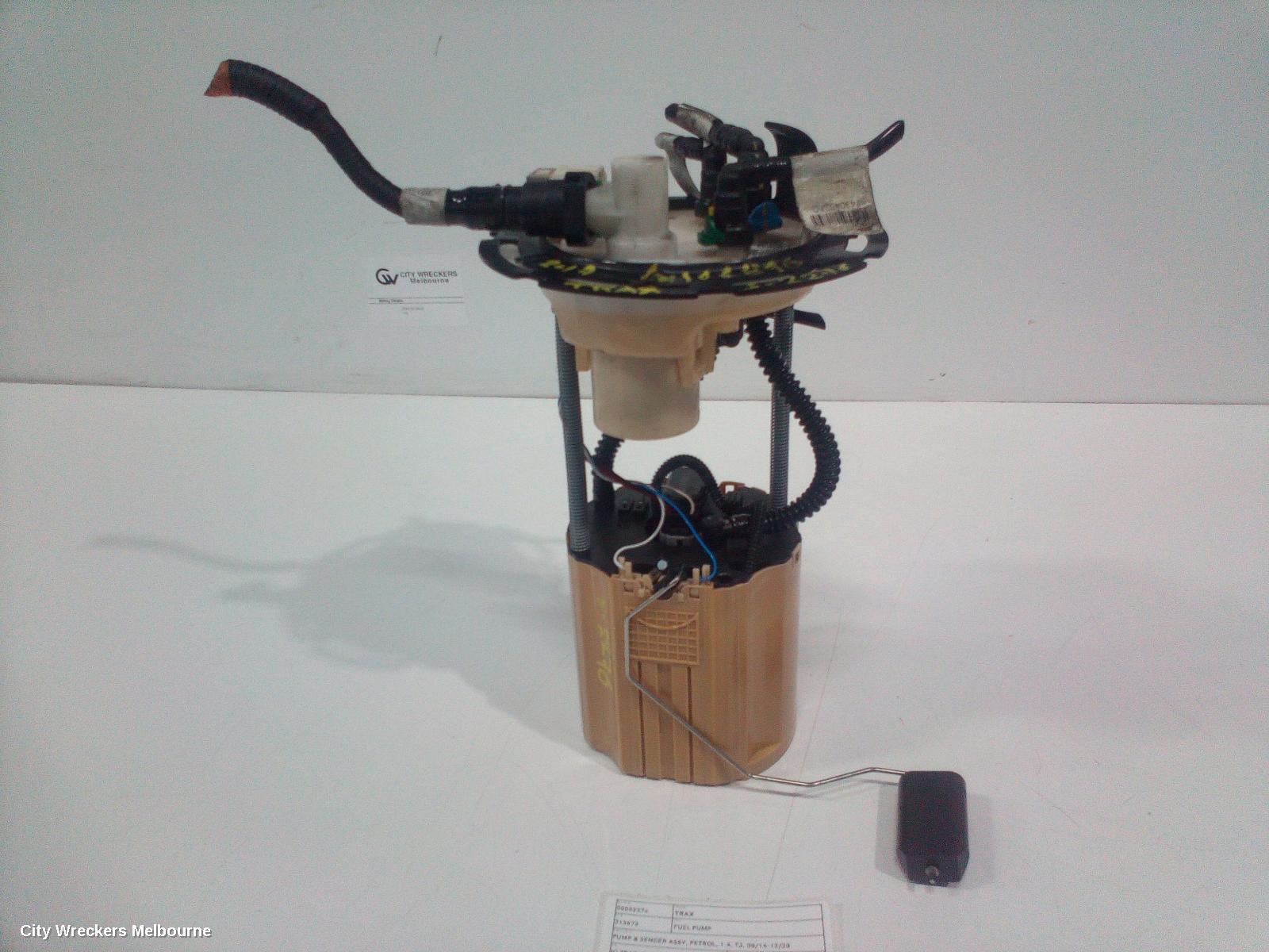 HOLDEN TRAX FUEL PUMP, PUMP & SENDER ASSY, PETROL, 1.4, TJ, 08/2014 - 12/2020