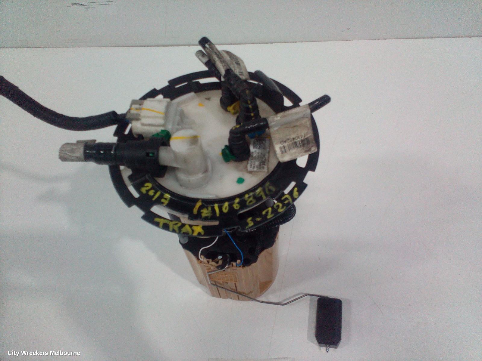 HOLDEN TRAX FUEL PUMP, PUMP & SENDER ASSY, PETROL, 1.4, TJ, 08/2014 - 12/2020
