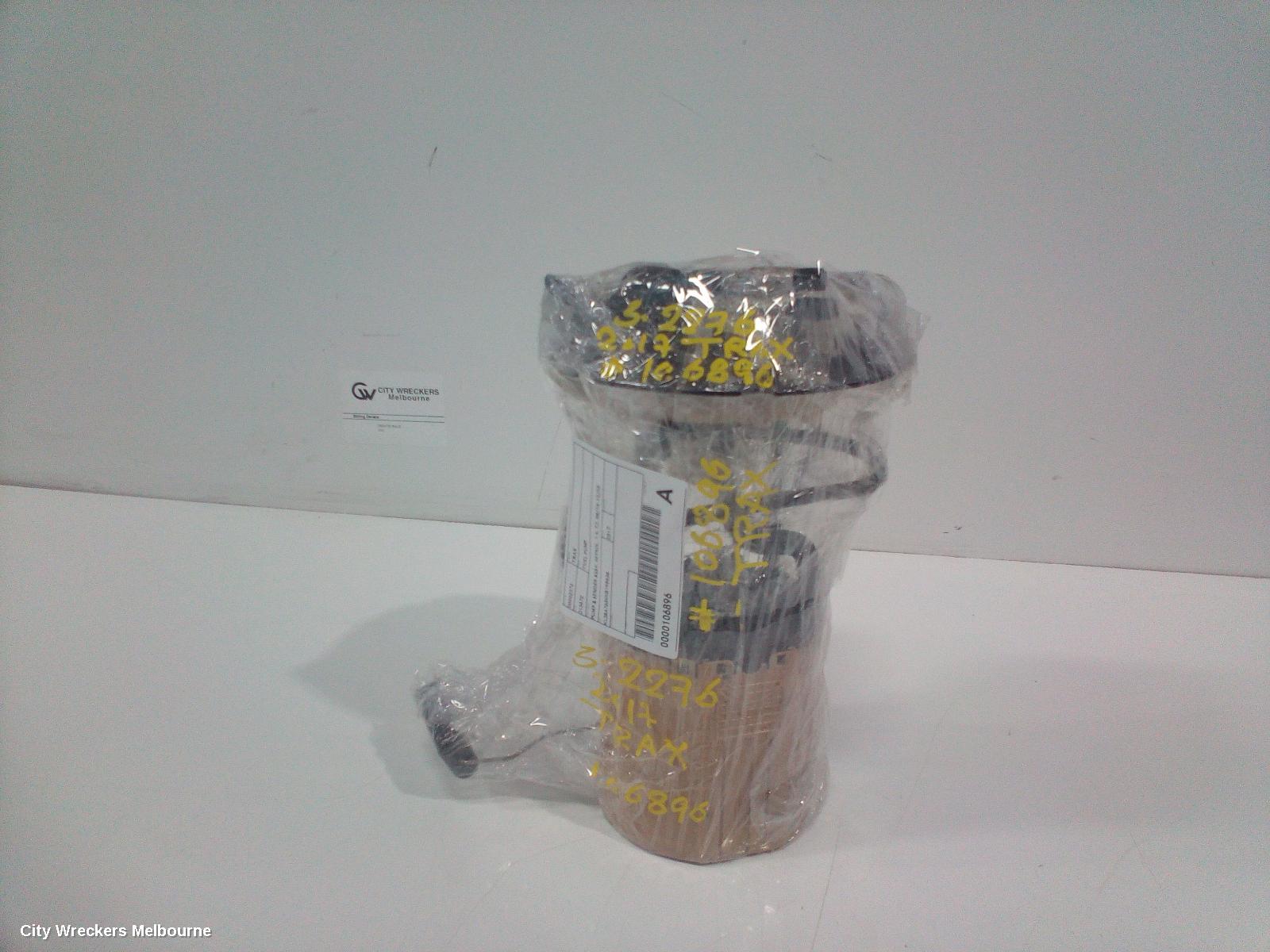 HOLDEN TRAX FUEL PUMP, PUMP & SENDER ASSY, PETROL, 1.4, TJ, 08/2014 - 12/2020