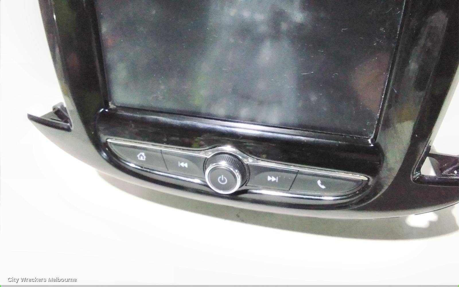 HOLDEN TRAX RADIO/CD/DVD/SAT/TV, TOUCHSCREEN UNIT, TJ SERIES, LATE TYPE, 10/2016 - 12/2020