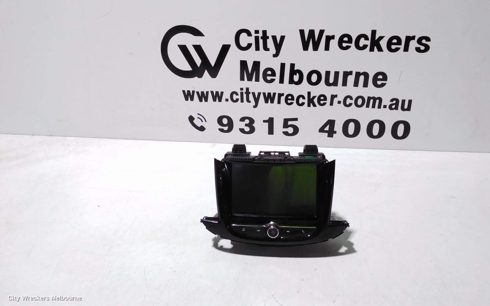 HOLDEN TRAX RADIO/CD/DVD/SAT/TV, TOUCHSCREEN UNIT, TJ SERIES, LATE TYPE, 10/2016 - 12/2020