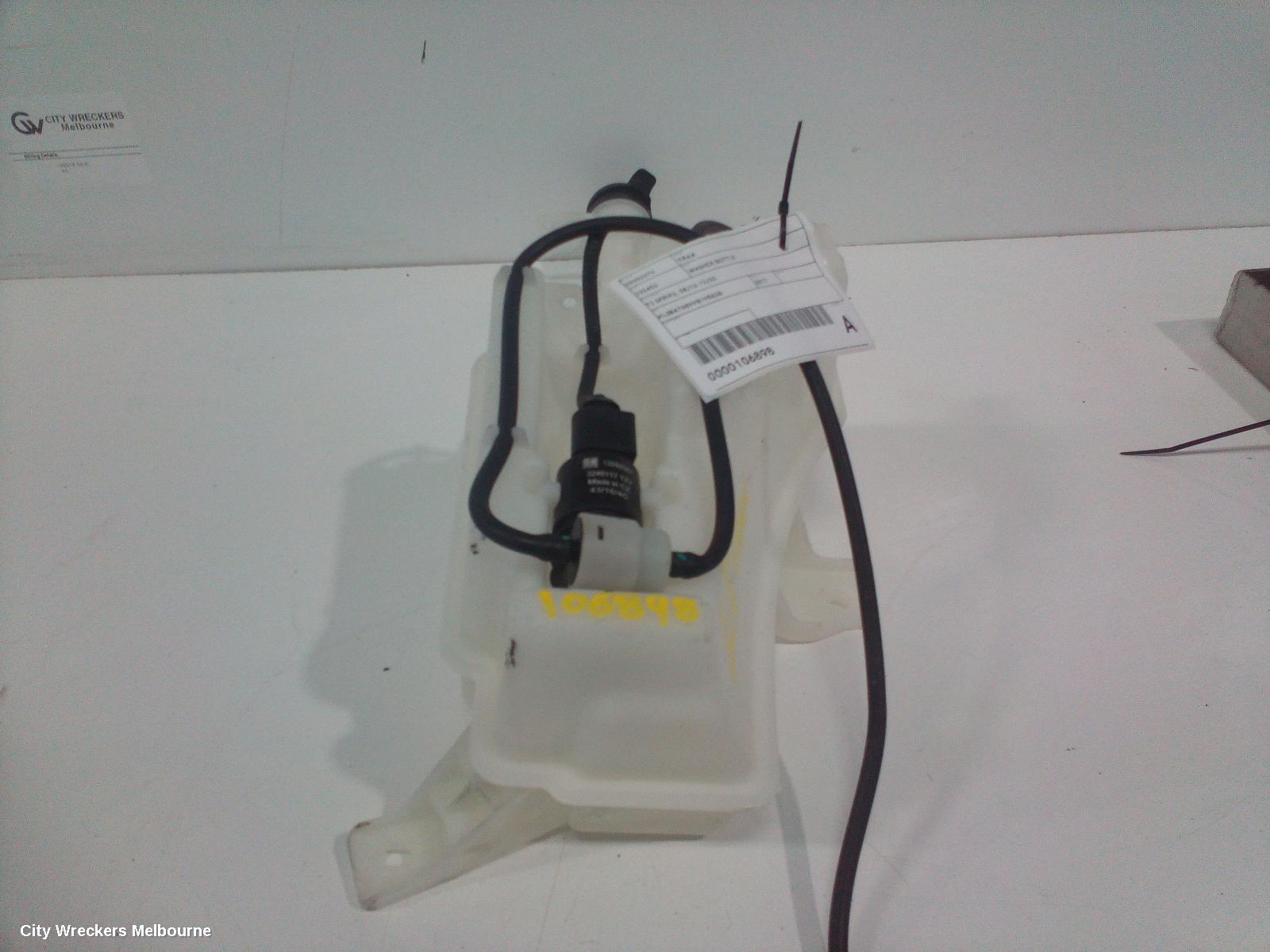 HOLDEN TRAX WASHER BOTTLE, TJ SERIES, 08/2013 - 12/2020