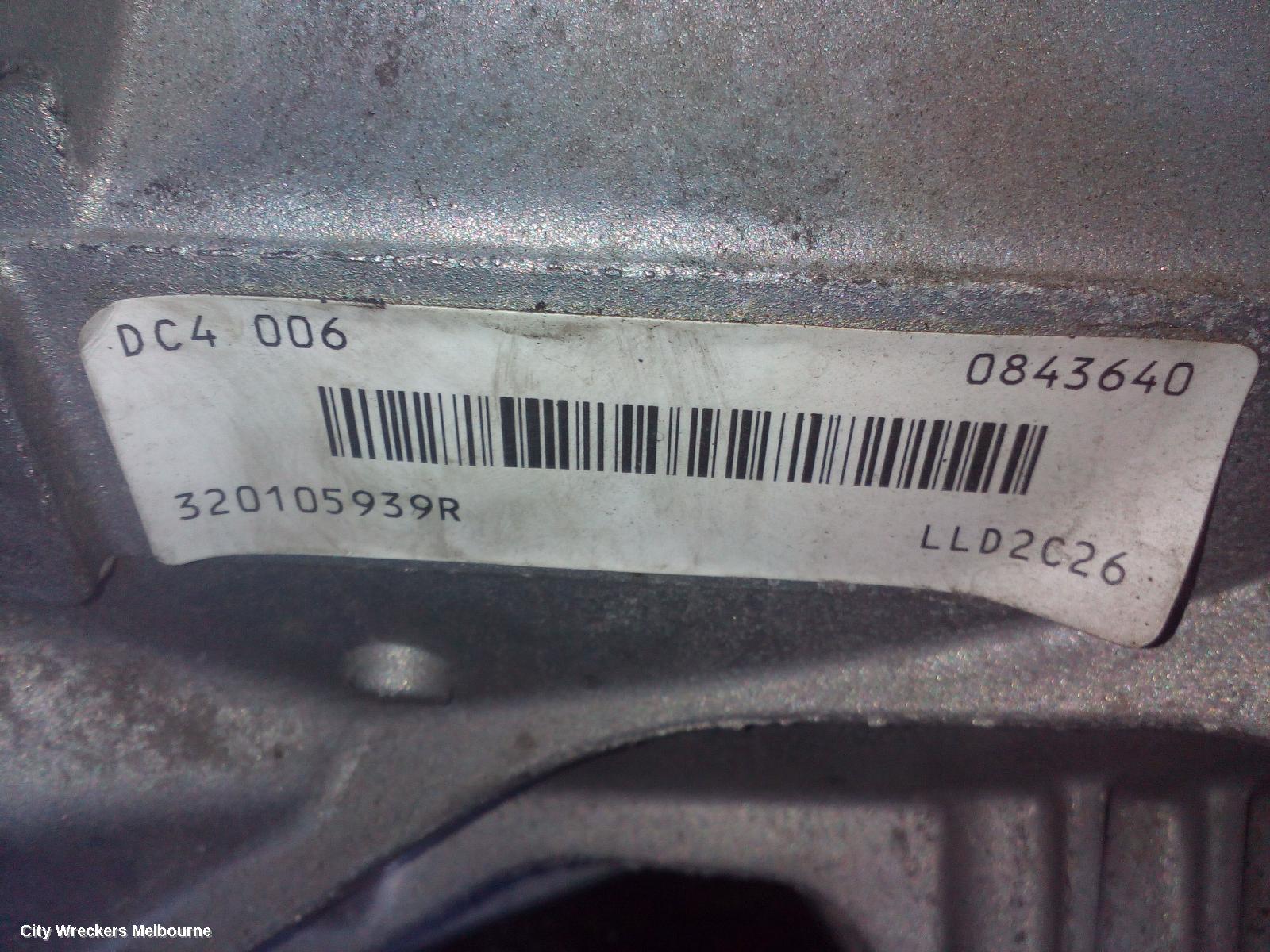 RENAULT CLIO TRANS/GEARBOX, AUTO, PETROL, 1.2, H5F, TURBO, X98, 09/2013 - 10/2019