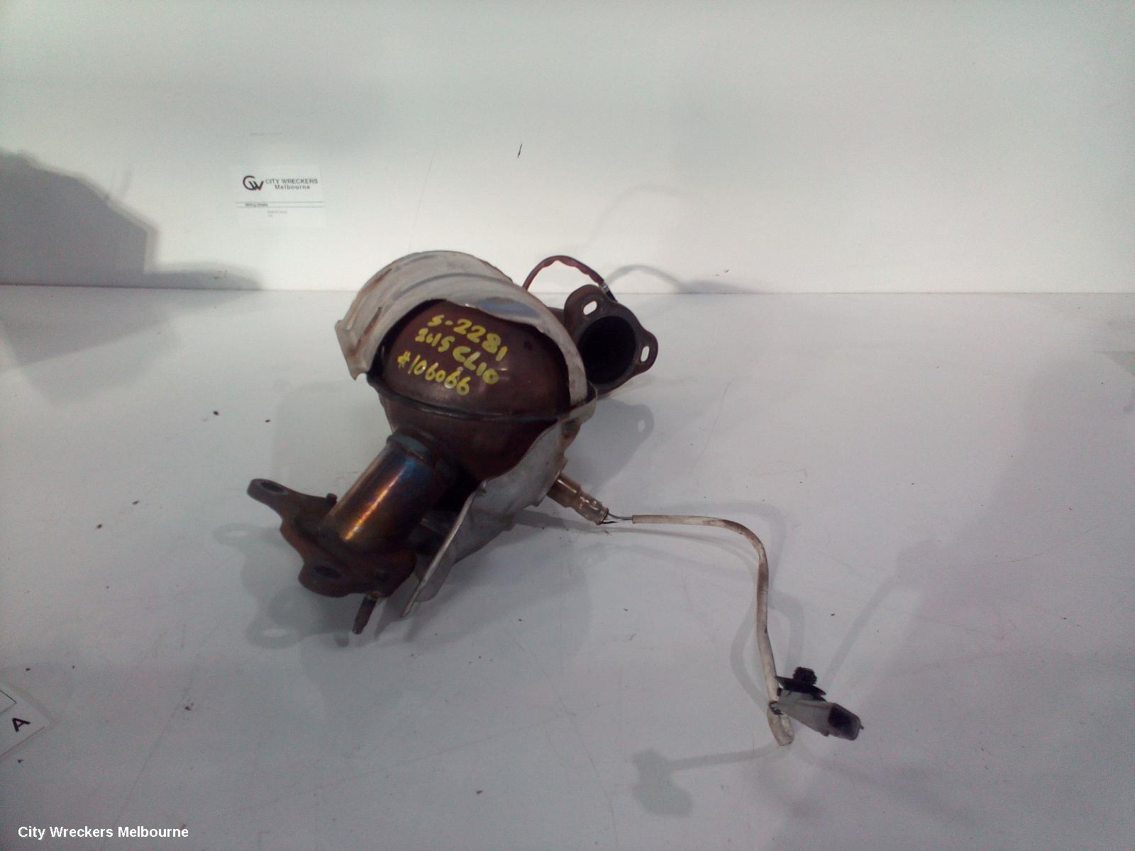 RENAULT CLIO CATALYTIC CONVERTER, X98, 09/2013 - 10/2019