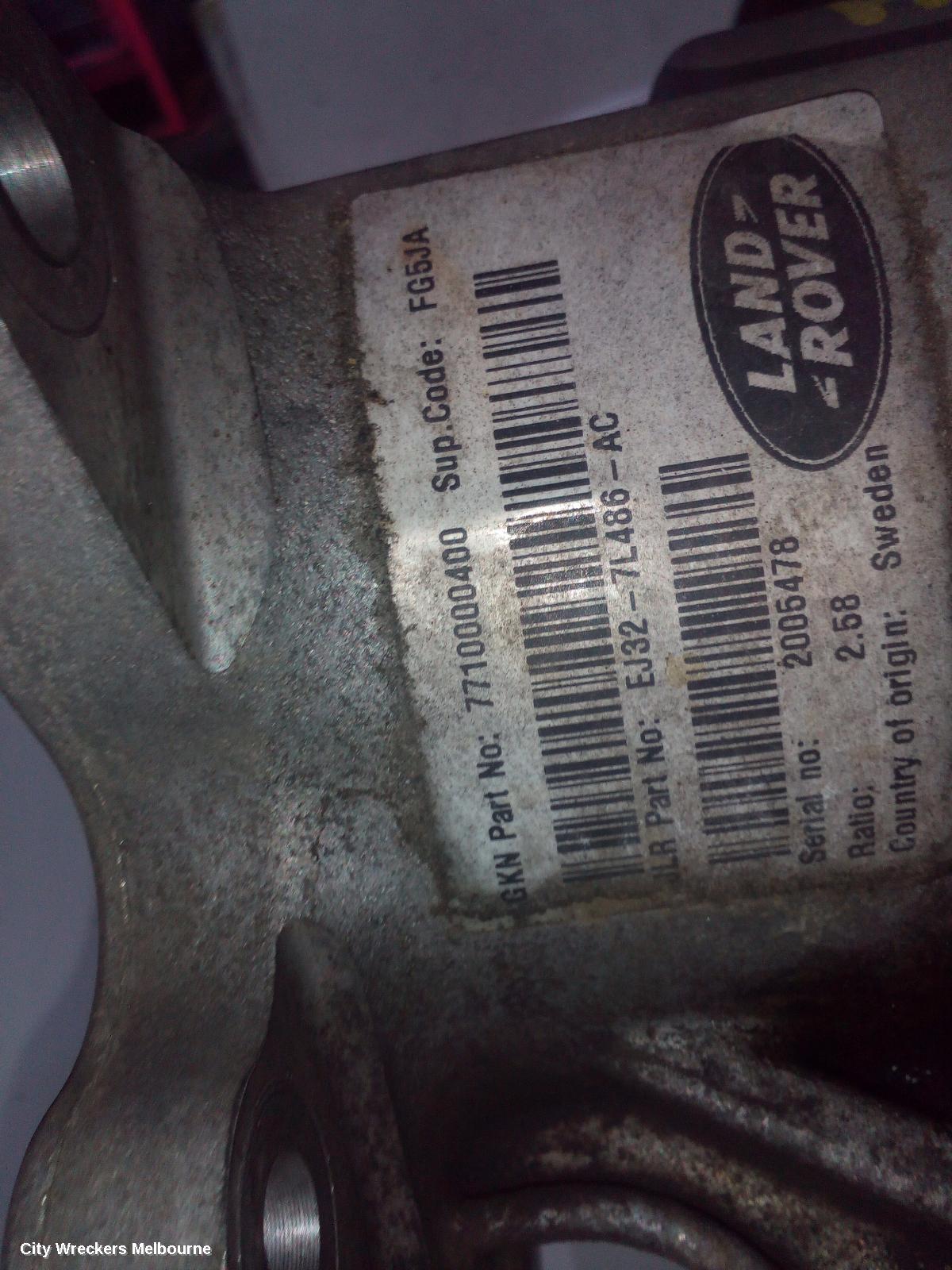 LAND ROVER RANGEROVER EVOQUE TRANSFER CASE, AUTO, DIESEL, 2.2, 9 SPEED, L538, 03/2014 - 08/2015