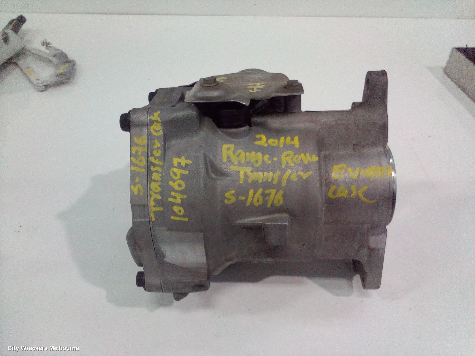 LAND ROVER RANGEROVER EVOQUE TRANSFER CASE, AUTO, DIESEL, 2.2, 9 SPEED, L538, 03/2014 - 08/2015