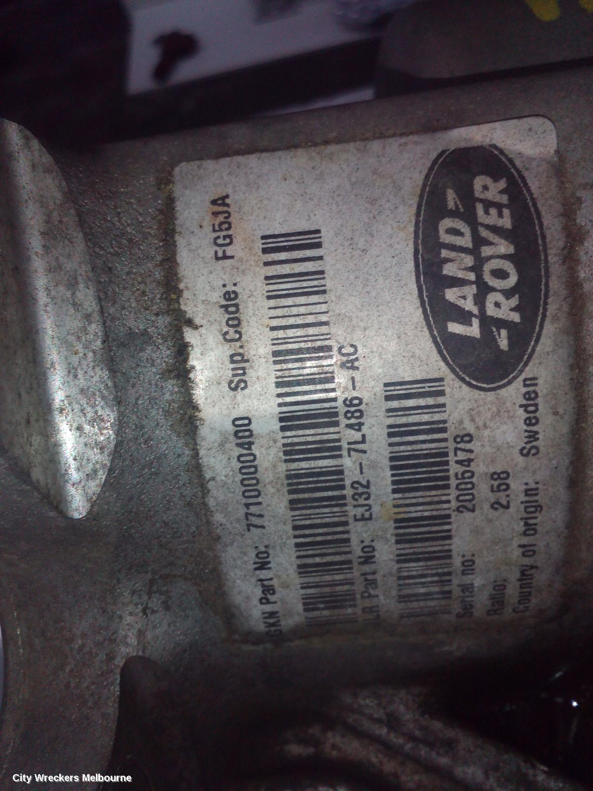 LAND ROVER RANGEROVER EVOQUE TRANSFER CASE, AUTO, DIESEL, 2.2, 9 SPEED, L538, 03/2014 - 08/2015