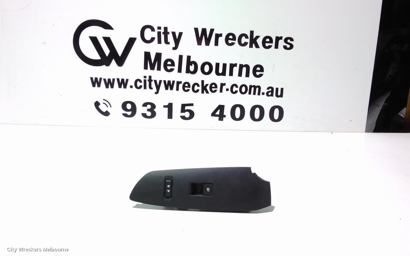 HOLDEN TRAX PWR DR WIND SWITCH, LH FRONT, TJ SERIES, 08/2013 - 12/2020