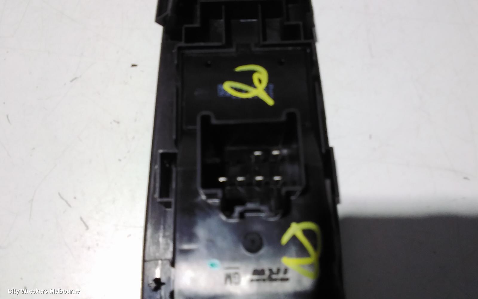 HOLDEN TRAX PWR DR WIND SWITCH, LH FRONT, TJ SERIES, 08/2013 - 12/2020