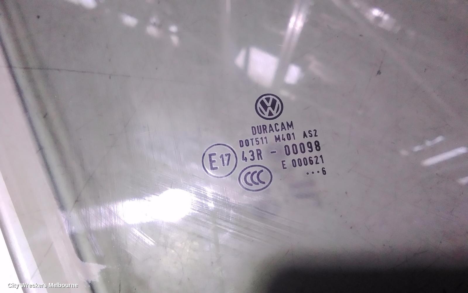VOLKSWAGEN PASSAT RIGHT FRONT DOOR WINDOW, WAGON, B8/MK7, 06/2015 ONWARDS