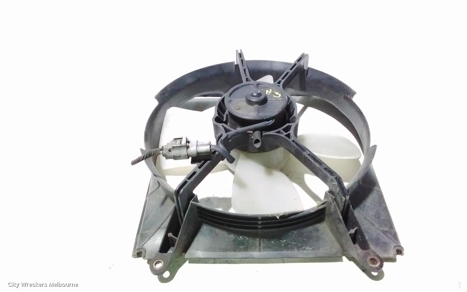 TOYOTA RAV4 FAN, RAD FAN, LH SIDE (4BLADES), SXA1#R, 07/1994 - 06/2000
